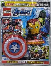 LEGO Magazine AVENGERS 2026 13 Steel Box Shield CAPTAIN AMERICA Minifig Exclusive