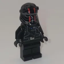 LEGO Minifigure OS Black Excellent Star Wars First Order TIE Fighter Pilot