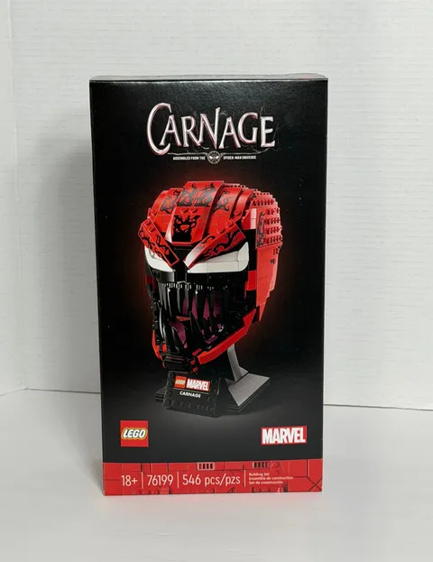 LEGO Marvel Carnage Helmet Collection Set 76199 546 pcs 18+ Boxed