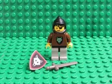 LEGO Minifigure Castle WolfPack sword shield black hood 6038 6075 6082 BH32