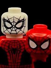 Lego Marvel The Amazing Spiderman Misprint Minifigure Head Prototype Error