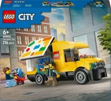 LEGO City The Van 60500 Building Toy Set Delivery Van Toy with 2 Minifigures New