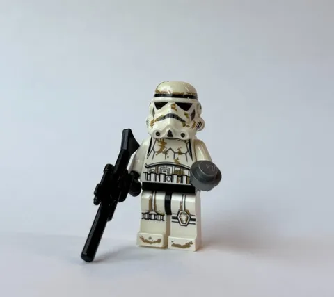 Lego Sandtrooper Minifigure Star Wars 9490 Tatooine sw0383 lot rare no pauldron