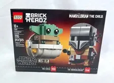 New Lego Star Wars The Mandalorian Child Brick Headz 75317 Set 295 Pieces