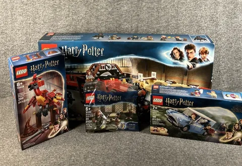 LEGO Harry Potter 4 Set Bundle Hogwarts Express Fawkes Ford Anglia NIB Sealed