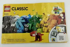 Lego Classic 11001 Instructional Manual Only