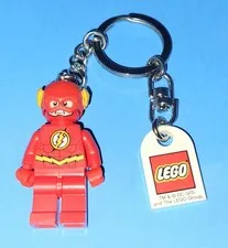 Lego The Flash - 853454 - Keychain DC Comics Superheroes Retired Minifigure RARE