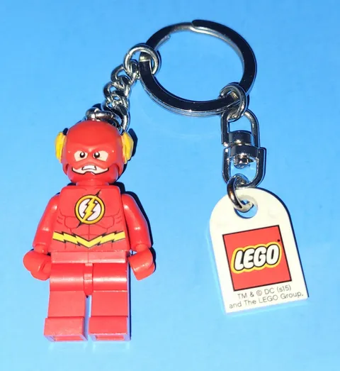 Lego The Flash - 853454 - Keychain DC Comics Superheroes Retired Minifigure RARE