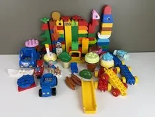 Lego Duplo Mixed Random Lot 126 Pieces Cupcakes Vehicles