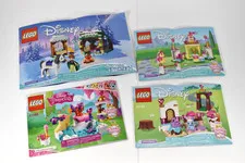 LEGO Disney Instruction Manuals Lot of 4 2016 & 2017 Wrapped Great Condition