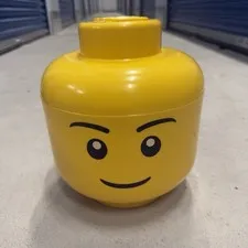 LEGO Male Head Stackable Storage Container Large 11"