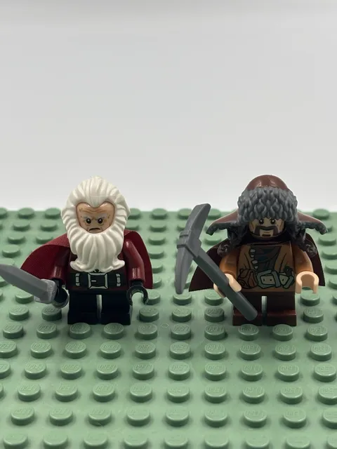 LEGO Minifigure Hobbit Dwarves! Balin & Bofur! + Accessories 👀 Quick Shipping