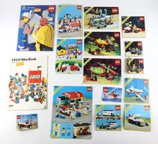 LEGO 6930 Space Station 6956 M tron 6378 Shell Station Legoland Manual Lot