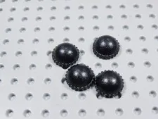 LEGO Lot of 4 Black Pixie Knight Caps Hats Minifig BL
