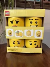 LEGO Storage Heads Mini Set (4 Heads)