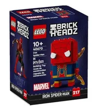 LEGO BrickHeadz 40670 Iron Spider-Man Marvel New Sealed Retired Fast Safe Ship