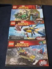  Instructions ONLY!!!Lego MARVEL Super Heroes~ #76004, #76017, #76019 Booklets~3
