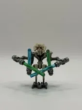 Custom Lego Star Wars Sand Tan General Grievous with 4 Lightsabers