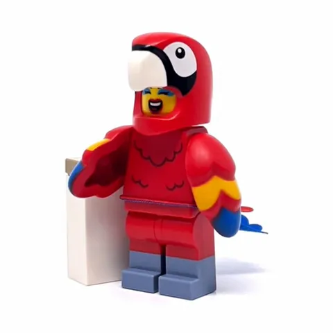 LEGO Minifigures Parrot Costume Minifigure Series 12 #12 w/ Snack Box