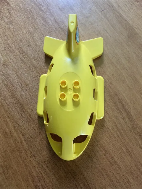 Lego Duplo Yellow Submarine Top Piece Toy Part