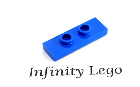 8 LEGO Blue Plate 1 x 3 with 2 Studs (34103) - 8 Pieces