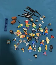 LEGO Minifigure Lot Assorted Minifigures with Accessories & Parts