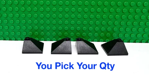 LEGO Black 3x3 Convex Sloped Castle "You Pick Your Qty" NEW