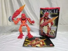 LEGO BIONICLE: Tahu (7116) 100% complete with can/book/gold piece