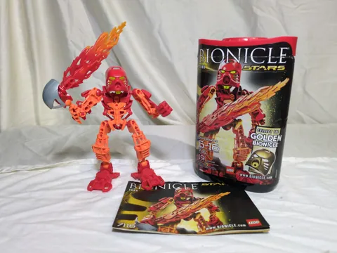 LEGO BIONICLE: Tahu (7116) 100% complete with can/book/gold piece