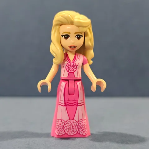 LEGO minifigure, Wicked, wck005, Glinda - Mini Doll, Dark Pink Dress