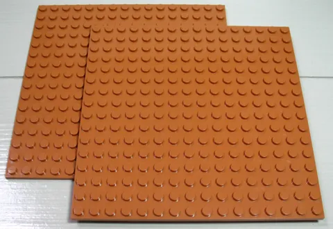 LEGO® 16x16 Plate Medium Nougat Lot #91405 Lot 2 Pieces