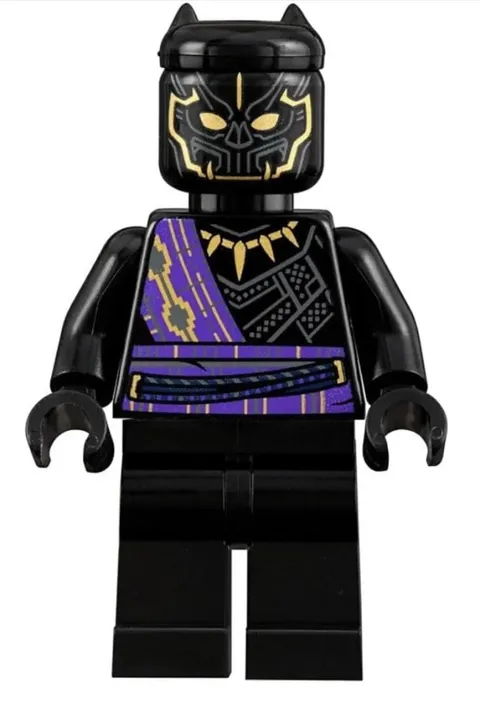 LEGO Marvel King T'chaka Black Panther Minifigure New