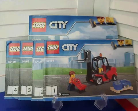LEGO City Cargo Terminal 60169 Building Instruction Manuals 1-5 Complete Set