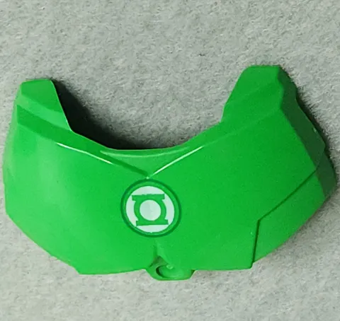LEGO 98603pb001 Chest Armor with Green Lantern Logo Bright Green x1 Genuine
