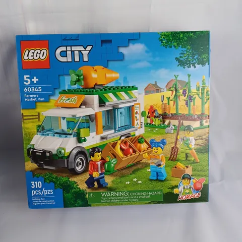 Lego City 60345 Farmers Market Van Food Truck NEW