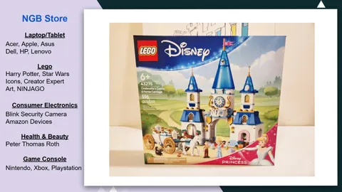 LEGO Disney Princess Cinderella's Castle & Horse Carriage 43275, NEW, US, Sealed