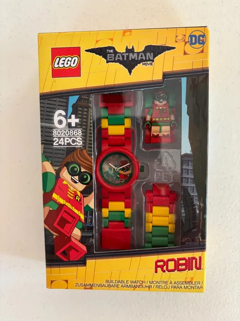 LEGO The LEGO Batman Movie Robin Minifigure Watch 8020868 NEW Sealed Kids Watch