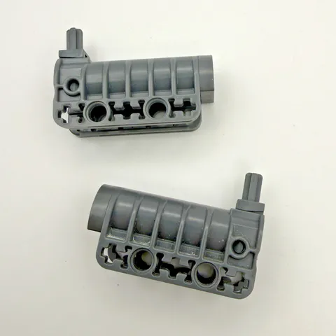 2X Lego Technic Cannon 2X5X3 Dark Bluish Gray Arrow Launcher 4518308 57029C01