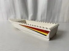 Lego City 2011 White Power Boat Transporter 92710c02 Hull Unitary 28x8 4643 Rare