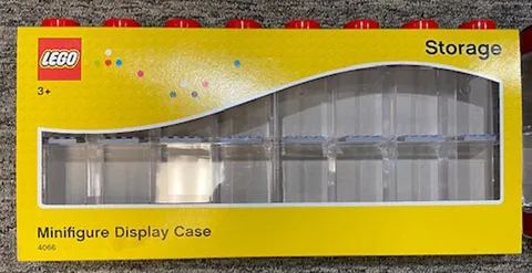 Lego 4066 Mini Figurine Display Case, Red - New