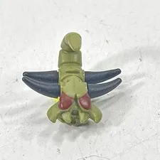 LEGO Insectoid Minifigure w/ Wings, Dark Red Eyes - Olive Green