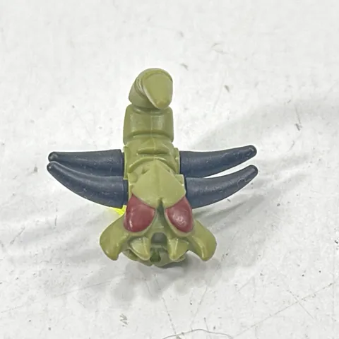 LEGO Insectoid Minifigure w/ Wings, Dark Red Eyes - Olive Green