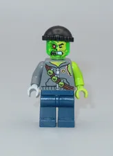 LEGO Ultra Agents Adam Acid trans green head minifigure 70160