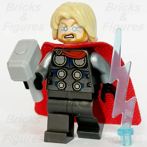 LEGO® Super Heroes Thor Minifigure Avengers Marvel Hammer Lightning 76152 sh0645