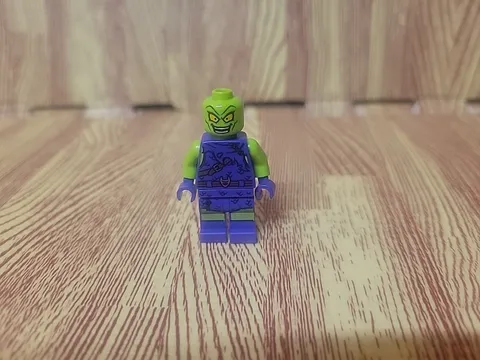 Lego Green Goblin Minifigure 76133 sh545 Marvel Super Heroes CMF W/o Helmet