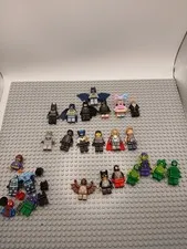 LEGO Fig Lot Marvel+bat Man And Other 20+ Figs Read Description Genuine Lego
