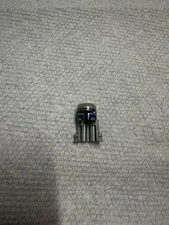 LEGO Star Wars Metallic Silver Mandalorian Jango Fett Helmet Minifigure Piece