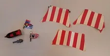 Lego Sails for 6285 Pirate Ship Black Seas Barracuda Vintage Original Parts
