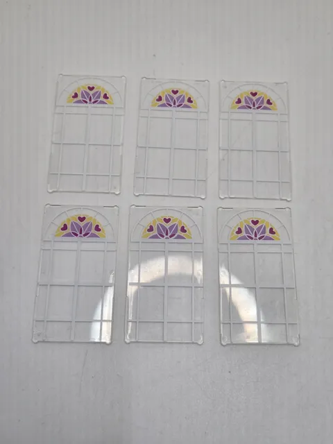 Lego 57895pb039 Glass for Window 1x4x6 with Stained Glass Arched Top (57895)