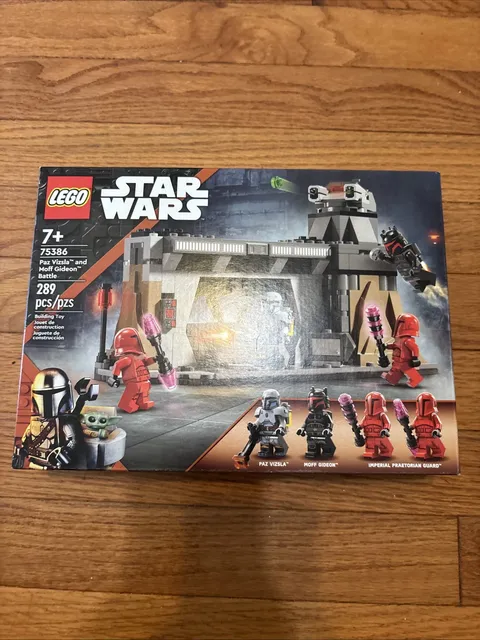 LEGO Star Wars 75386 Paz Vizsla and Moff Gideon Battle Set 289 Pieces BRAND NEW